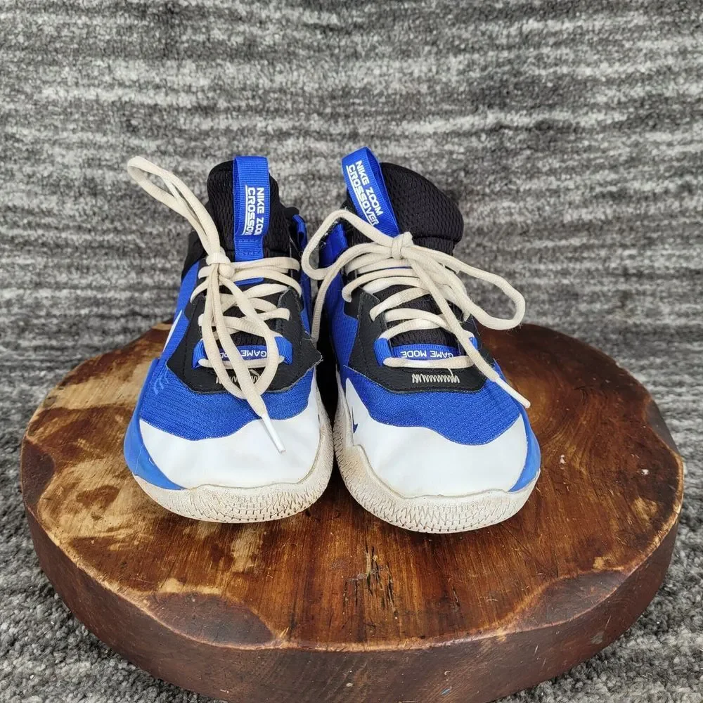 Nike Air Zoom Crossover Blue Black Youth 6Y Kids Basketball Sneakers DC5216